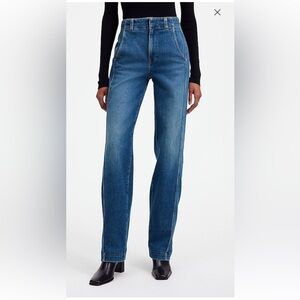 Madewell tapered denim trousers